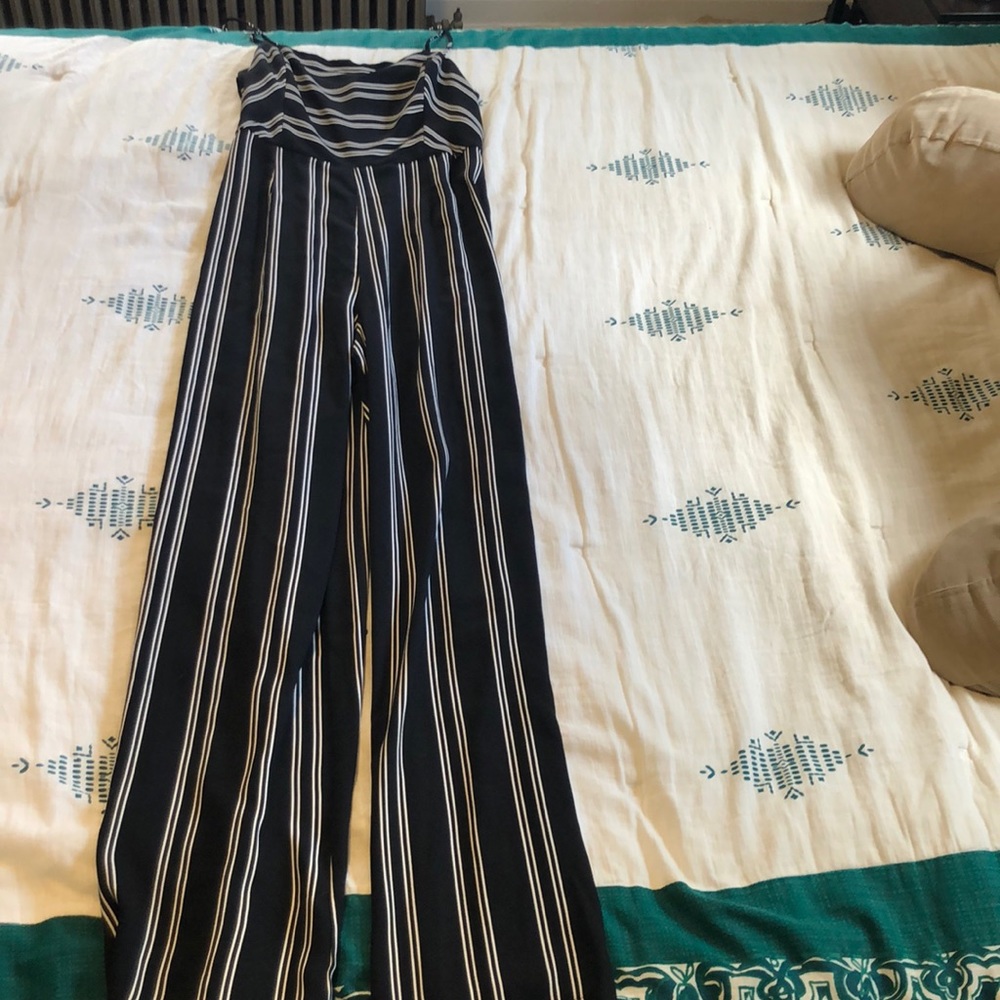 LUSH striped jumpsuit